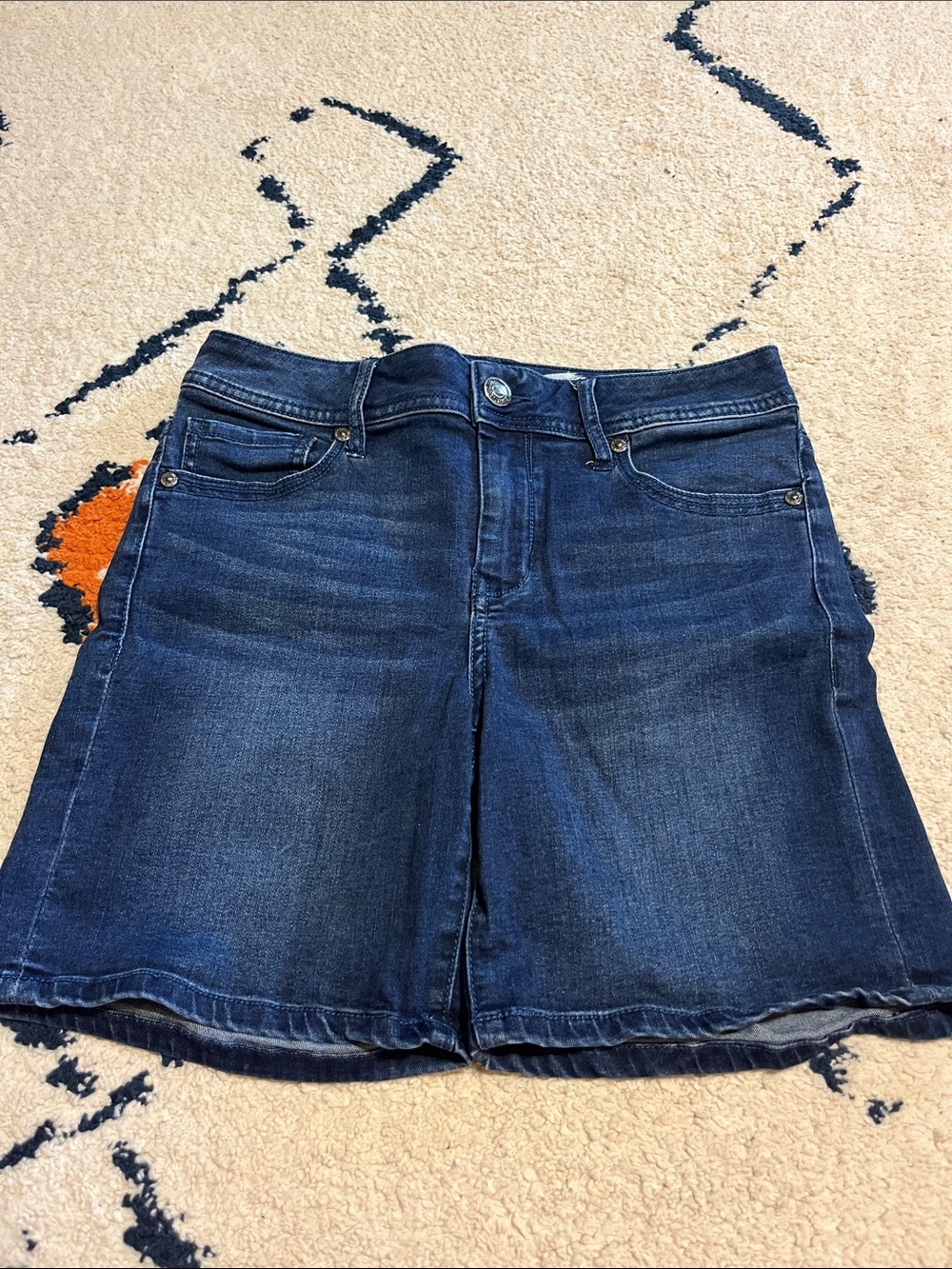 Seven7 Dark Wash Denim shorts - Deep Indigo